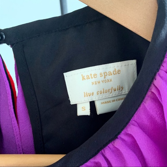 ▪️SOLD▪️Kate Spade Live Colorfully Ruffle Blouse - Picture 4 of 8